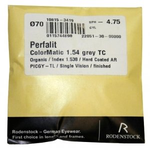 Perfalit/Organic 1.54 ColorMatic